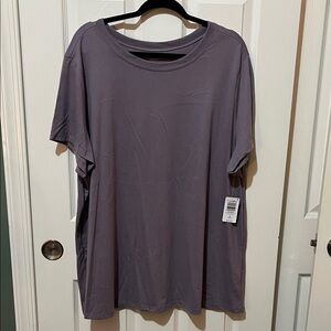 torrid Short Sleeve Crew Tee in Dusty Lavender